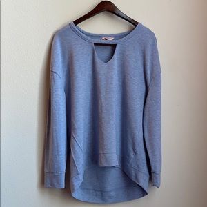 Juicy Couture high low  sweatshirt with cutout